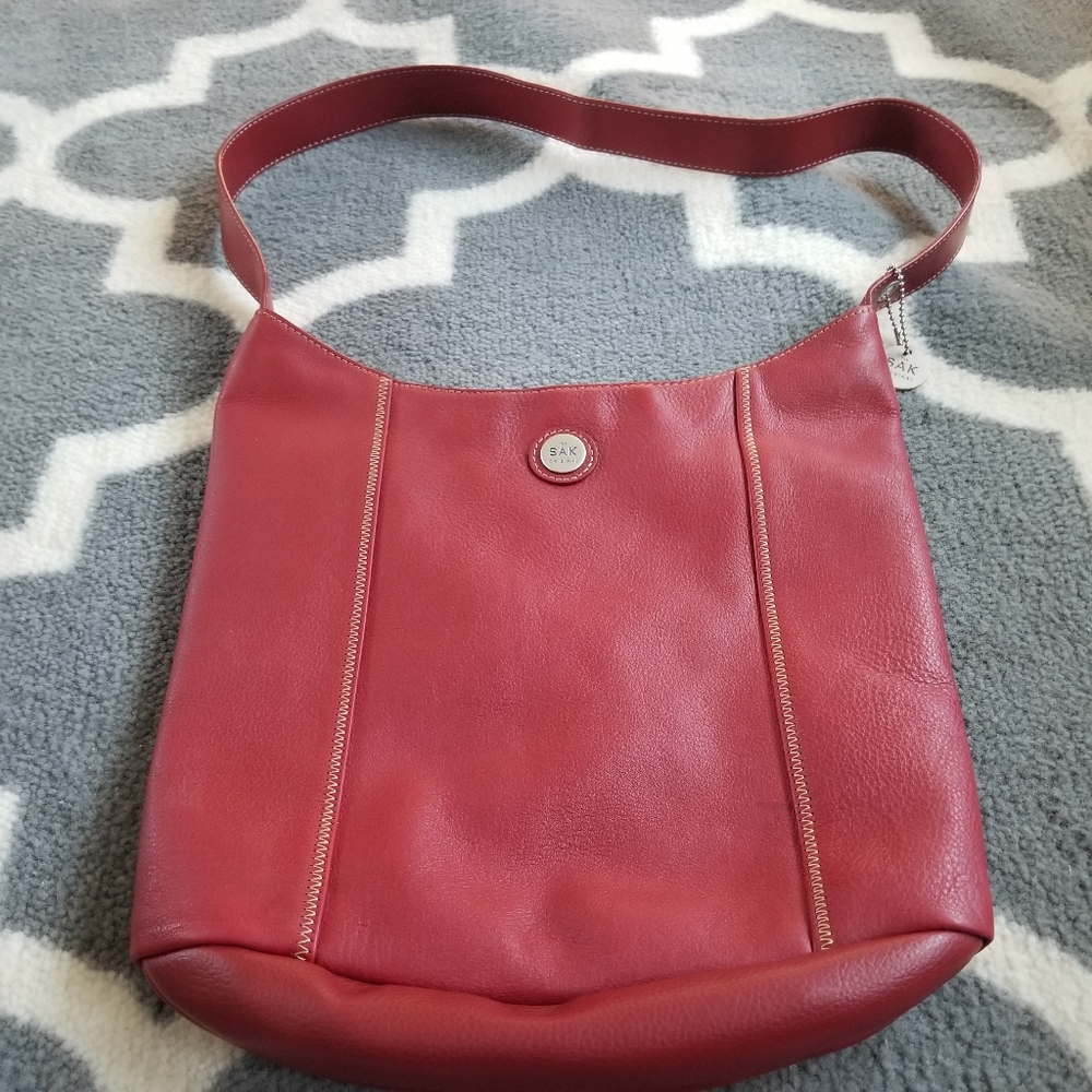 The Sak Shoulder Bag/Hobo in Red